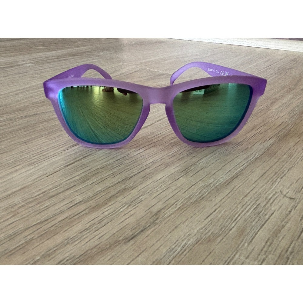 Goodr OG Sunglasses Lilac it Like That Polarized Green Lens Matte